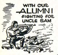 Bethel Clarion section in the years of World War II: "With our alumni fighting for Uncle Sam"