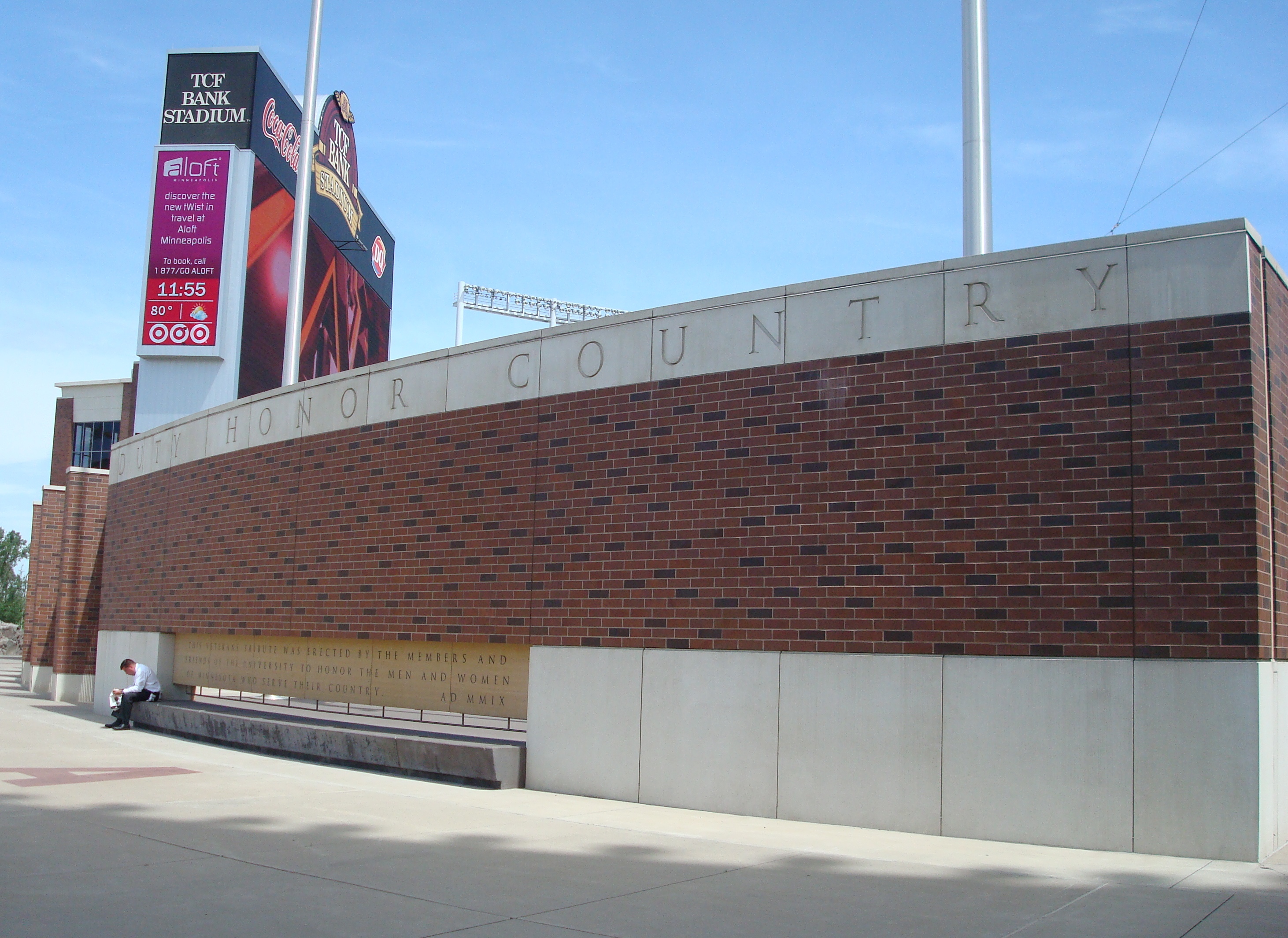Veterans Tribute at the University of Minnesota's TCF Bank Stadium (2009)