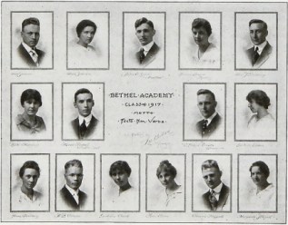 The Bethel Academy Class of 1917