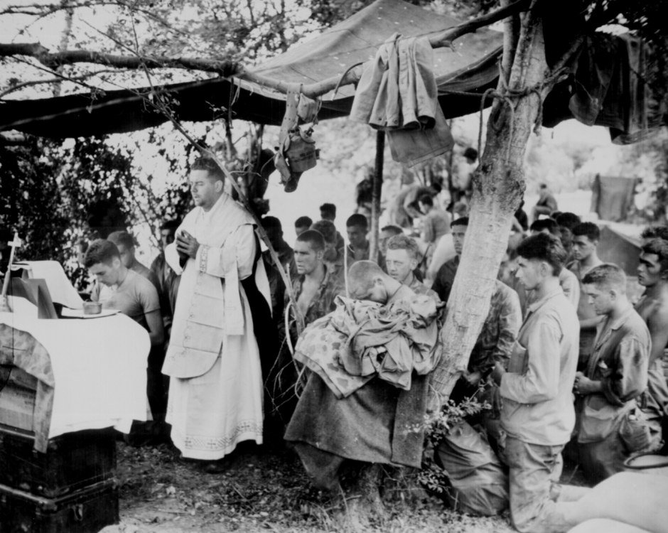Mass on Saipan in June 1944