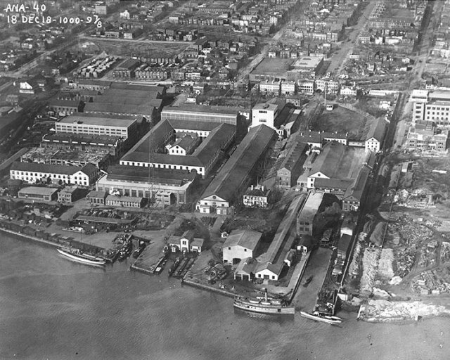 Washington Navy Yard in 1918