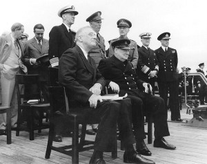 Churchill and Roosevelt at the issuance of the Atlantic Charter - Wikimedia Commons