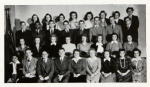 1943-1944 freshmen class photo in Bethel yearbook