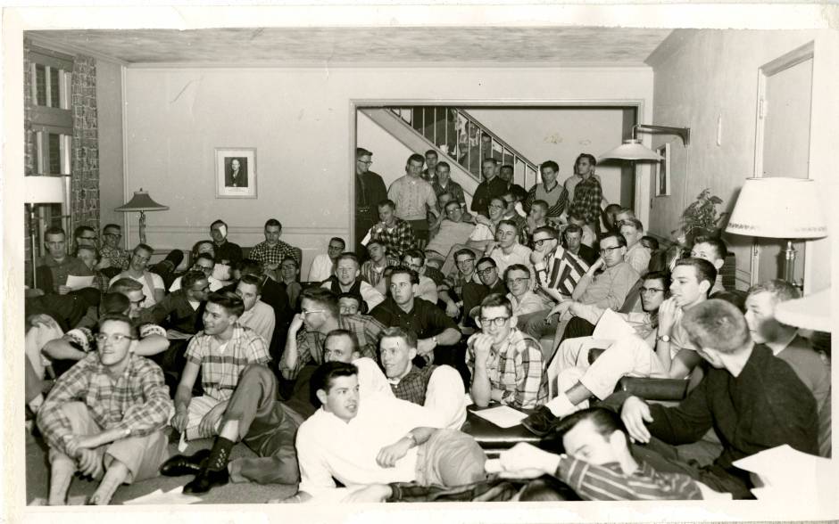 Full room in the Edgren residence, ca. 1956